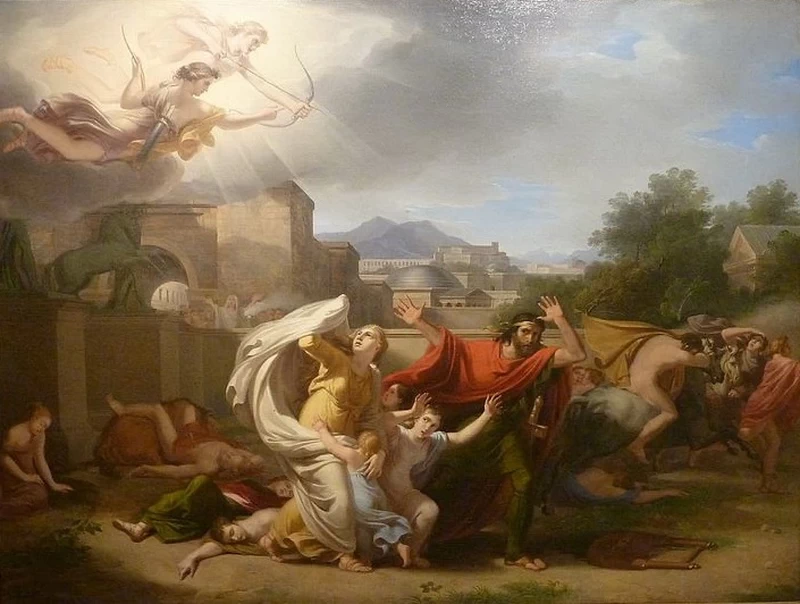 15-Luigi Basiletti –Apollo e Diana uccidono i Niobidi, 1820 - Pinacoteca Tosio Martinengo, Brescia